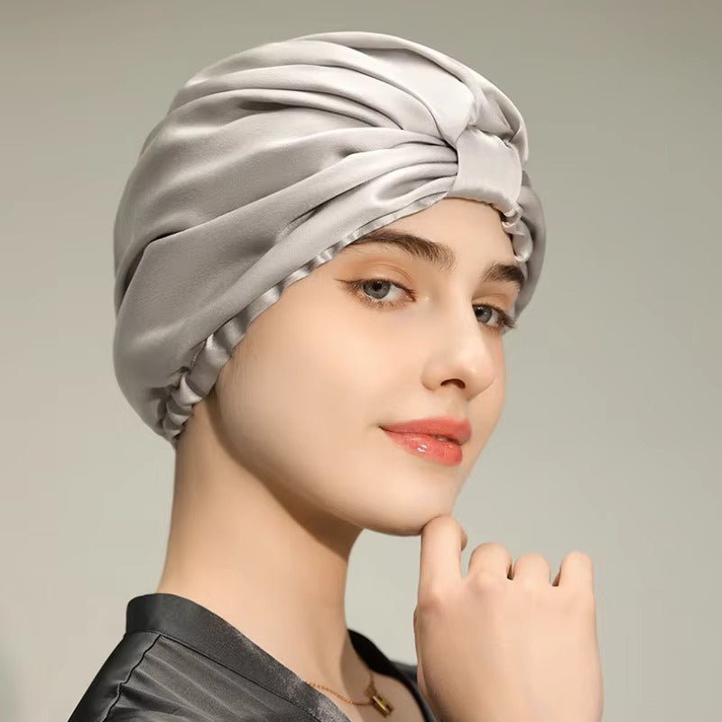 Double Layers Silk Sleeping Bonnet - Revela