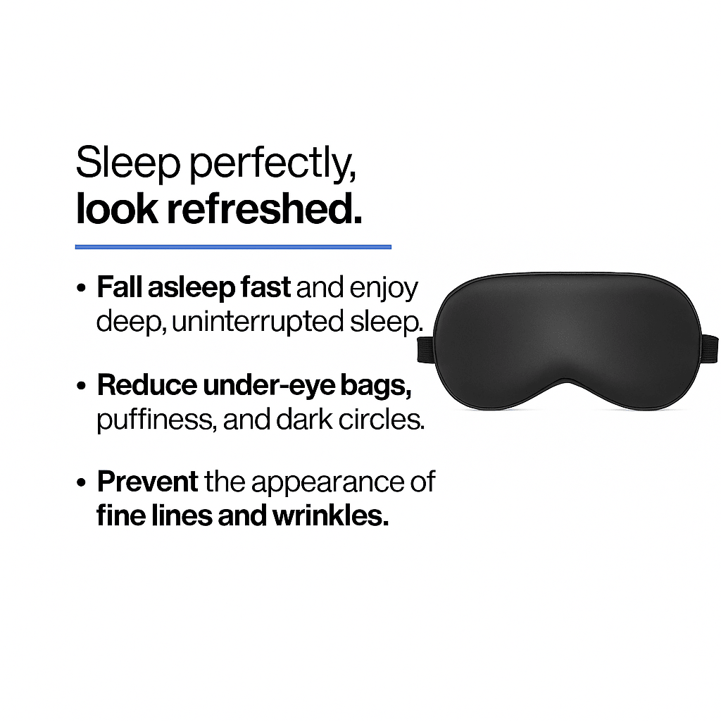 Weighted Satin Eye Mask - Revela
